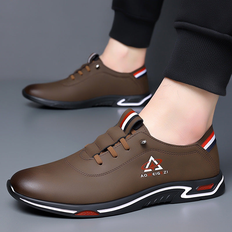 Zapatos casuales de cuero para hombre