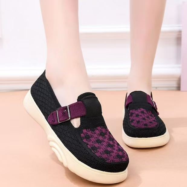 Zapatos Tejidos Transpirables para Mujer
