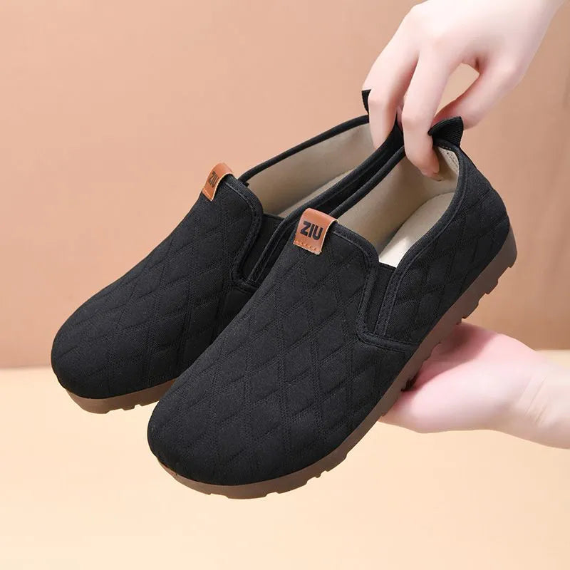 Zapatos casuales cómodos con punta redonda 2025