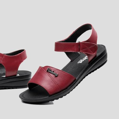 Sandalias planas anchas 2025 para mujer