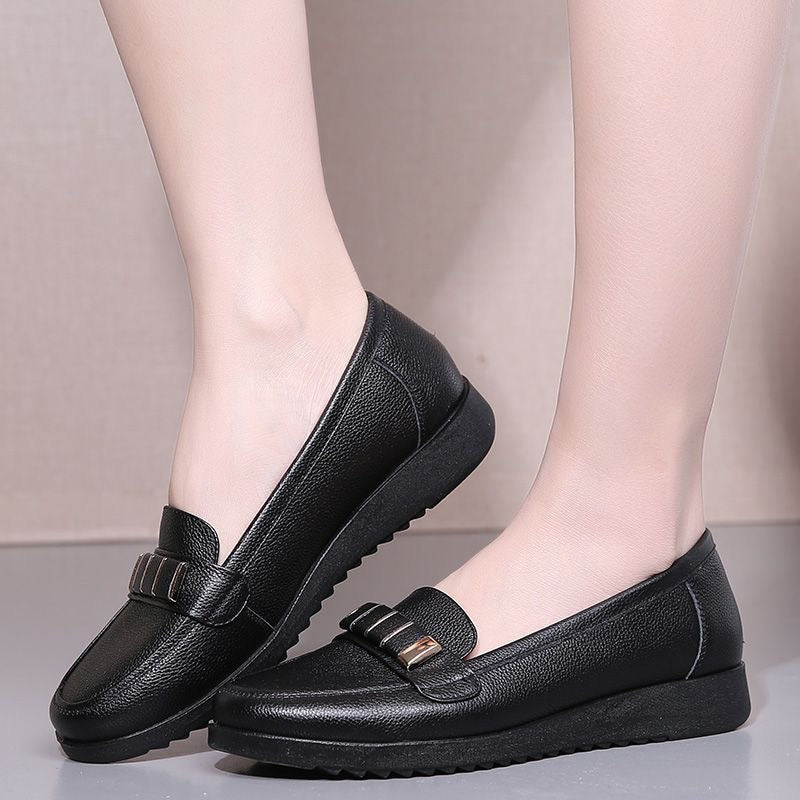 Zapatos de piel con suela blanda