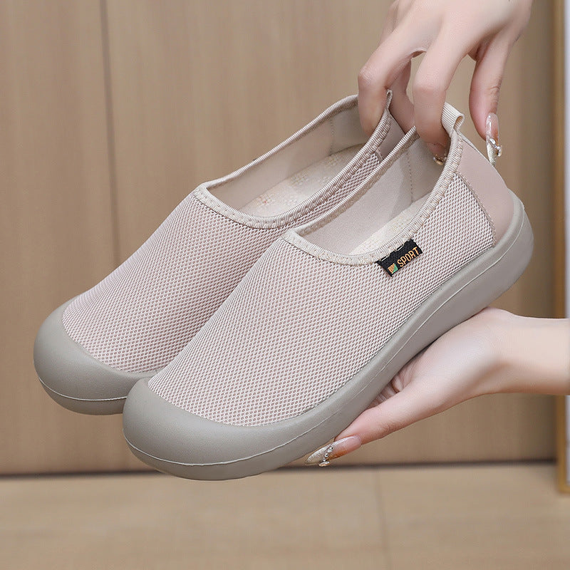 Zapatos de malla transpirable y suave