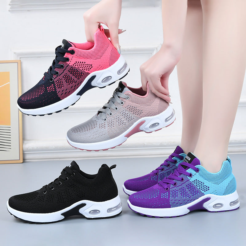 Zapatillas deportivas de mujer en color de contraste