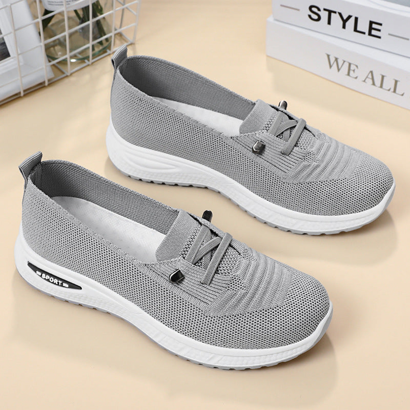 Zapatos de punto elástico