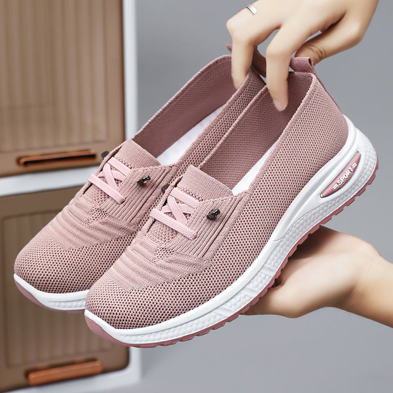 Zapatos de punto elástico