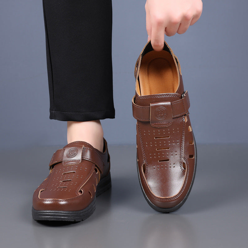 Crocs de cuero estándar para hombre (M)