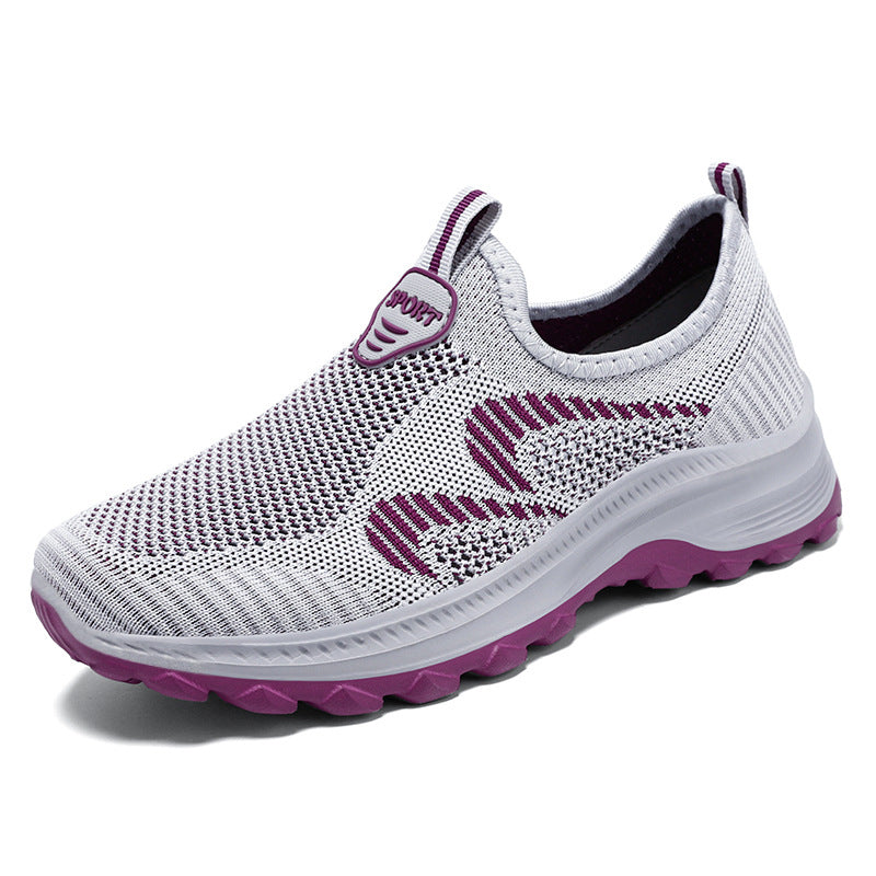 Zapatos de mujer de malla transpirable de punto