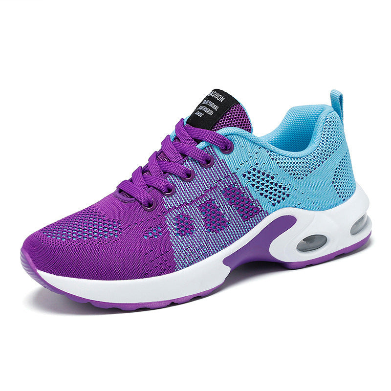 Zapatillas deportivas de mujer en color de contraste