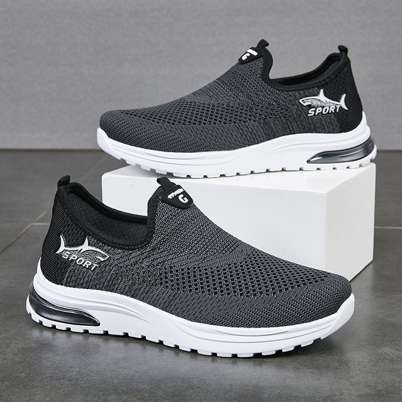 Zapatos casuales transpirables de tiburón para hombre