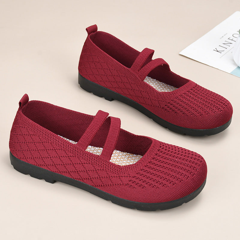 Zapatos de malla con tiras finas