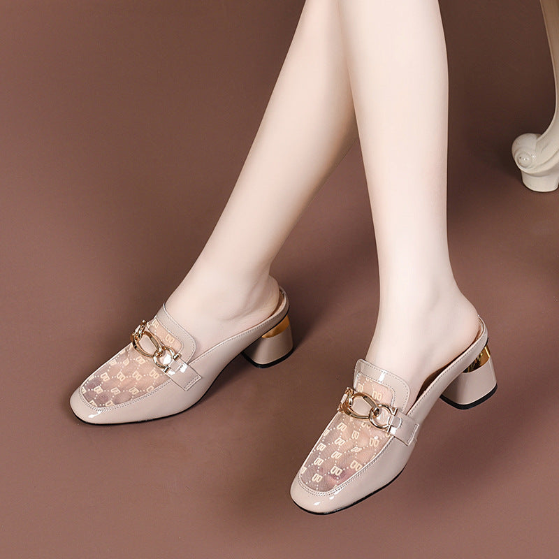 Zapatos de tacón de cuña con plataforma para mujer