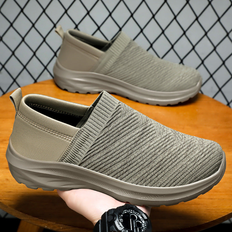 Zapatillas deportivas de malla empalmada