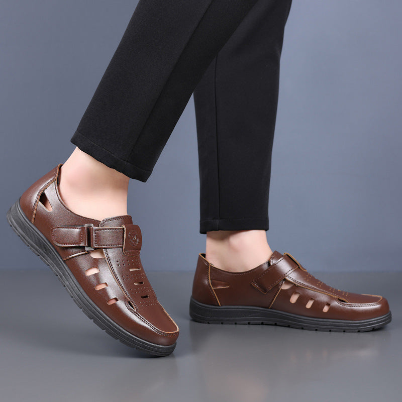 Crocs de cuero estándar para hombre (M)