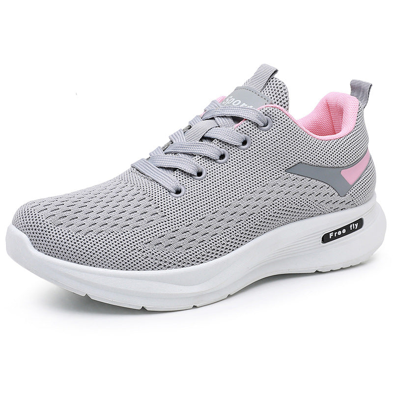 Zapatillas deportivas básicas de suela blanda para mujer