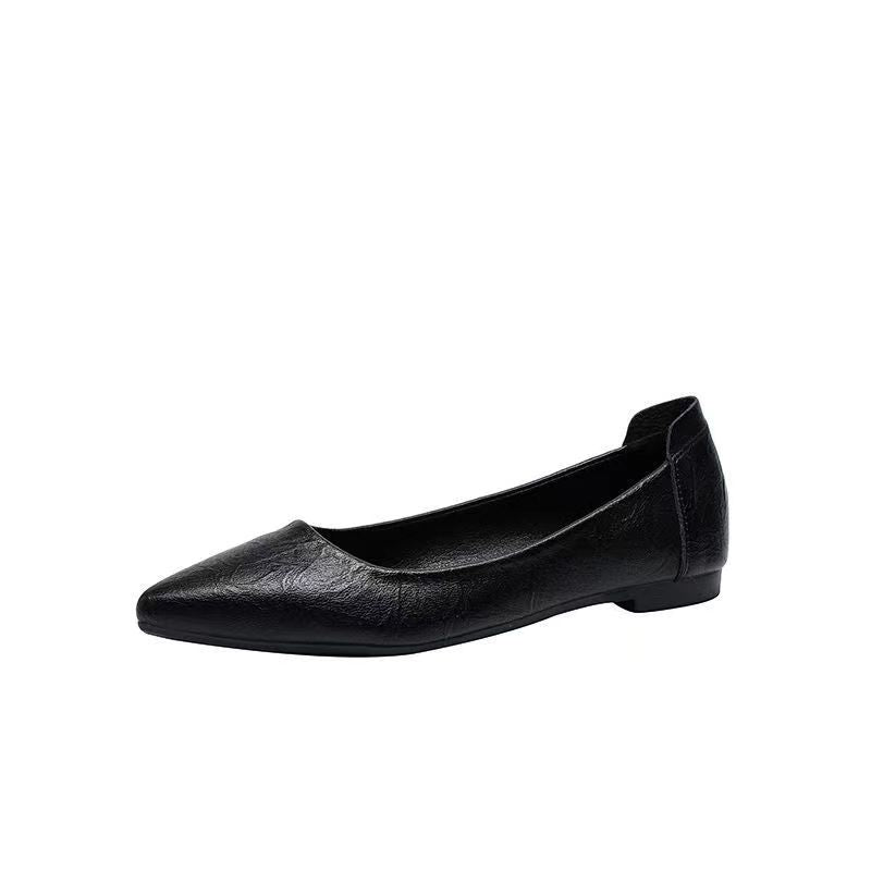 Zapatos planos de suela blanda para mujer
