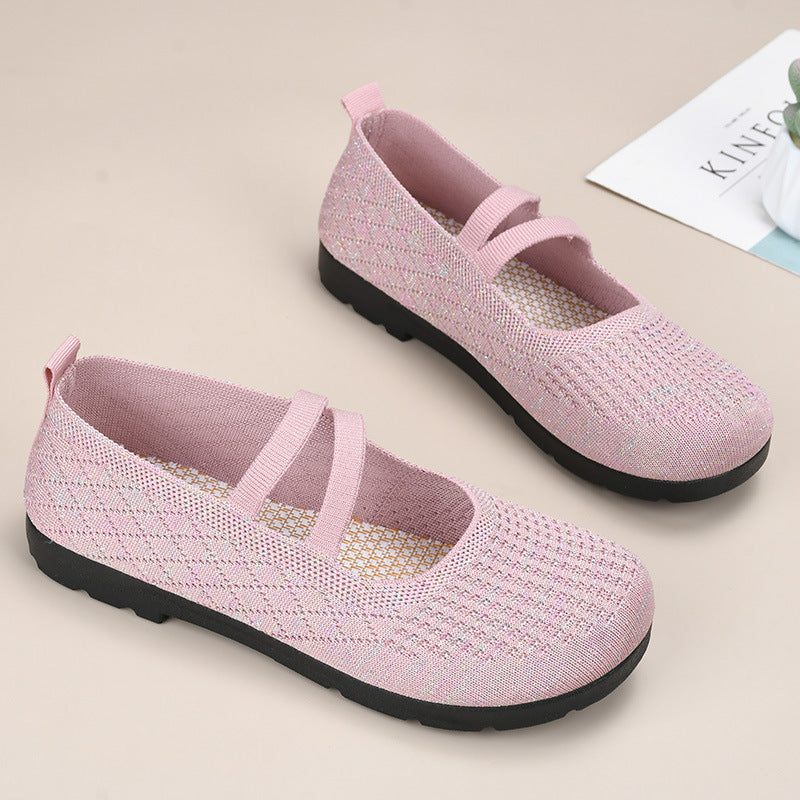 Zapatos de malla con tiras finas