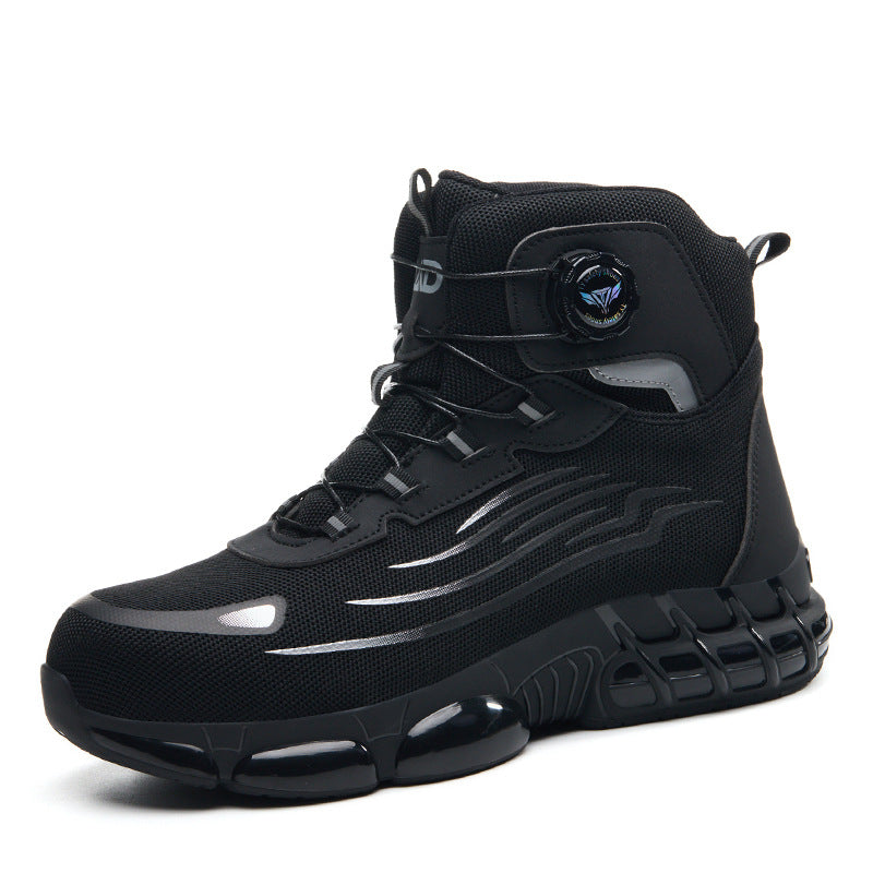 Zapatos de seguridad para hombre, resistentes, duraderos e impermeables