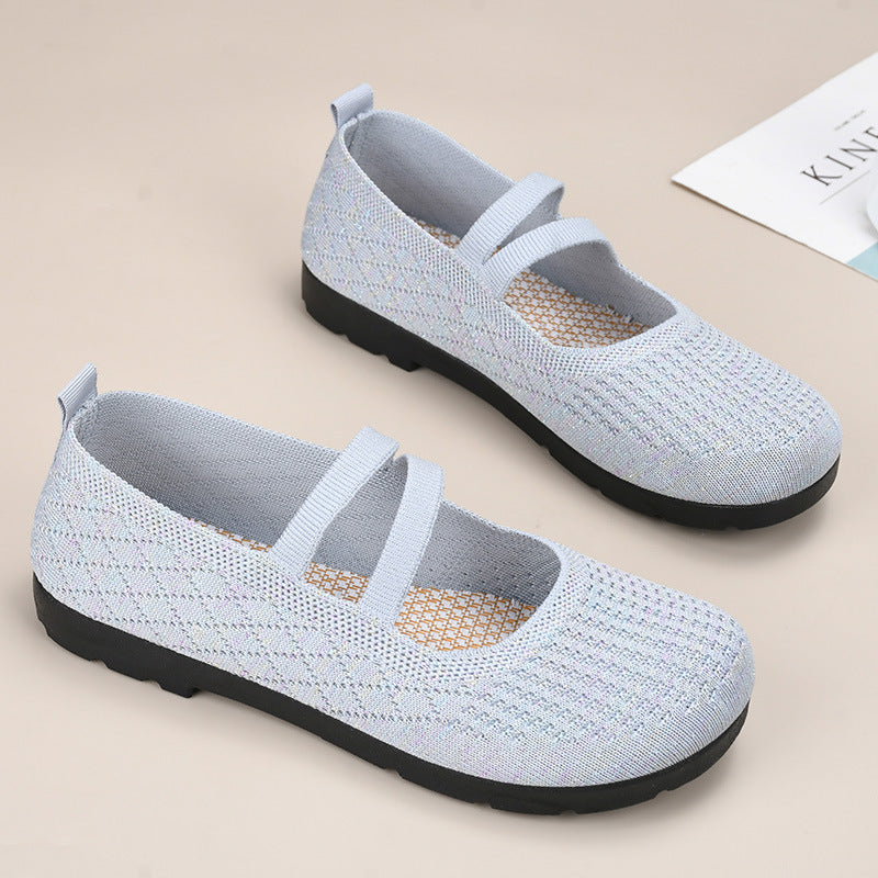 Zapatos de malla con tiras finas