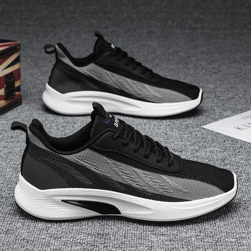 Zapatillas deportivas transpirables para hombre de tres colores.
