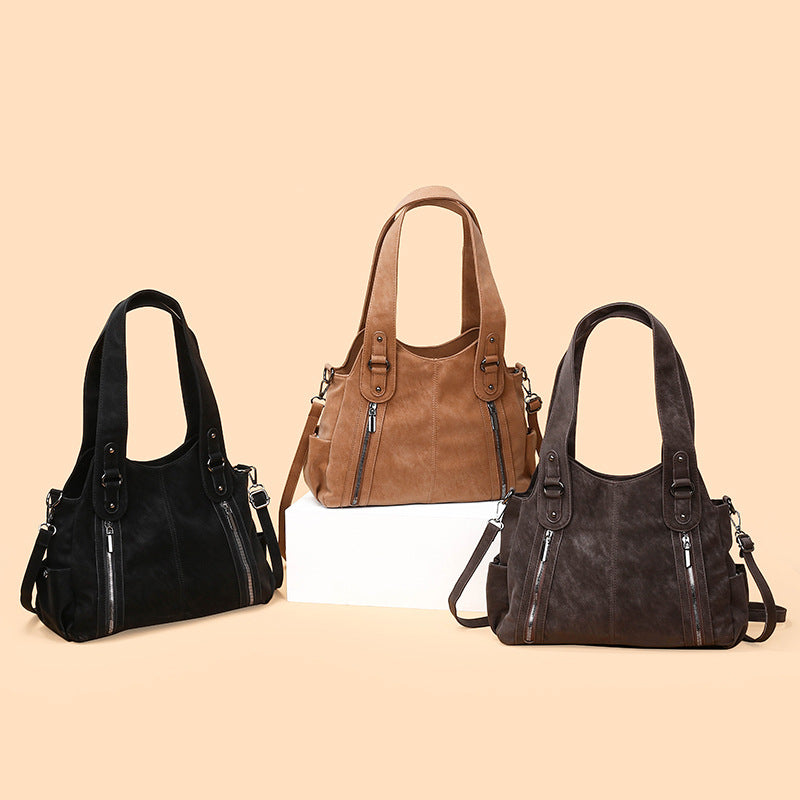 Nuevo bolso tote esmerilado de gran capacidad.