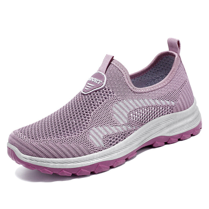 Zapatos de mujer de malla transpirable de punto