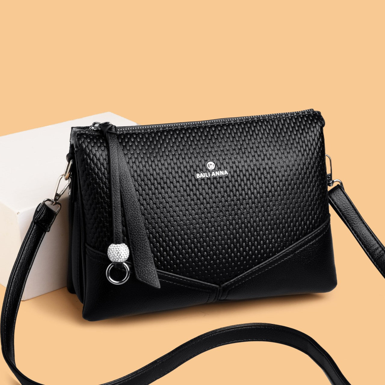 Bolso de mano moderno de gran capacidad con múltiples capas