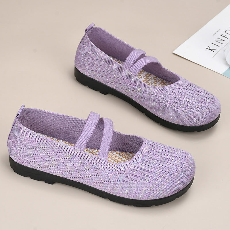 Zapatos de malla con tiras finas