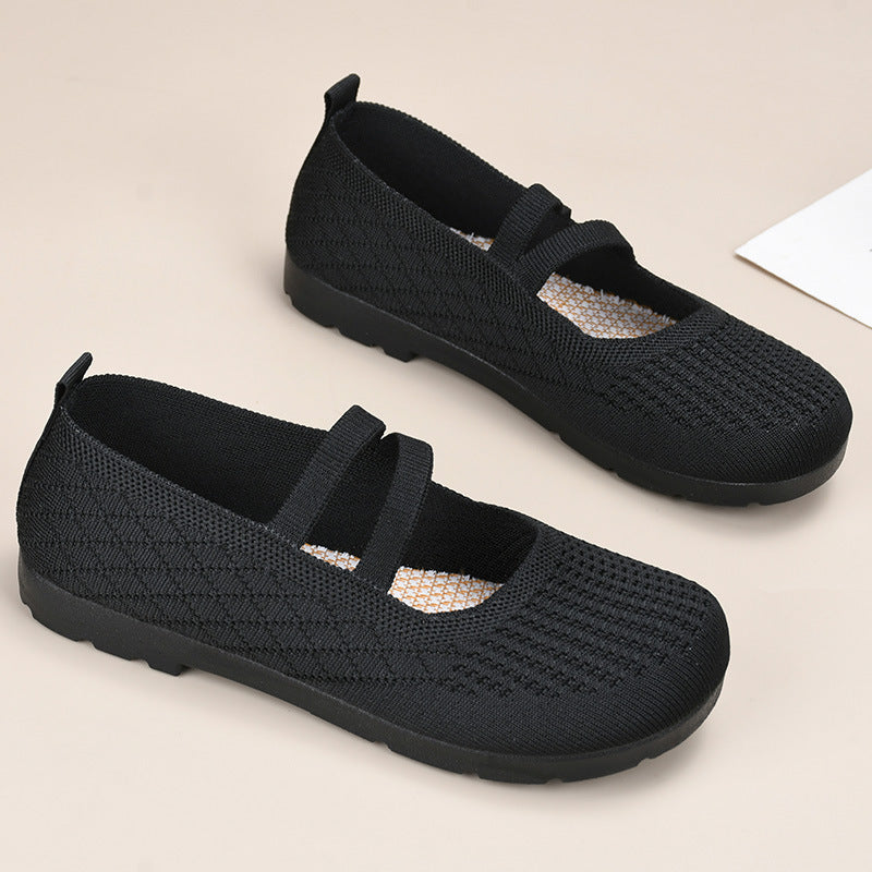 Zapatos de malla con tiras finas