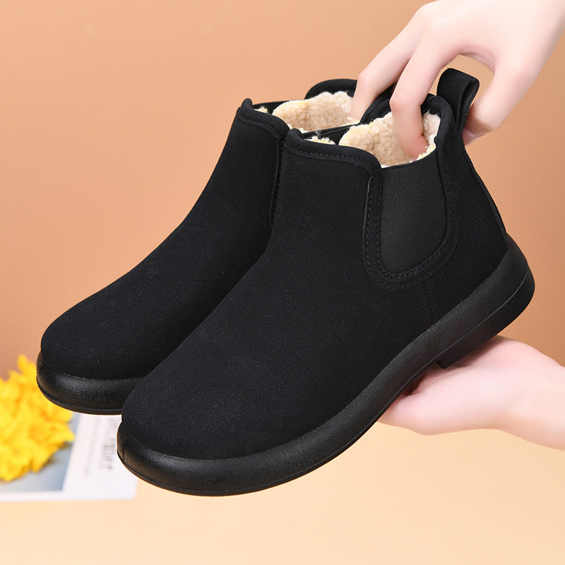 Botas de nieve planas antideslizantes