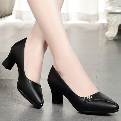 Tacones altos de suela blanda