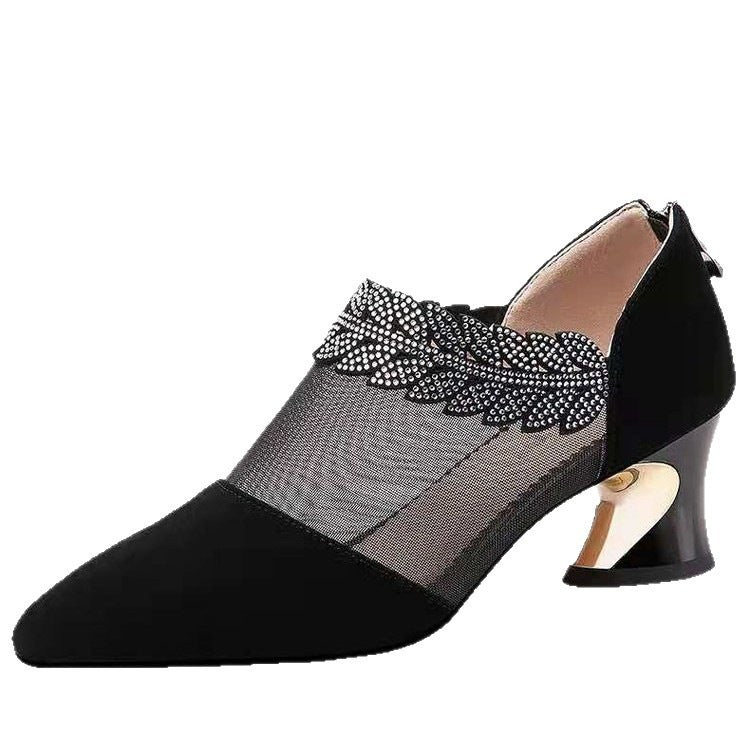 Tacones altos calados
