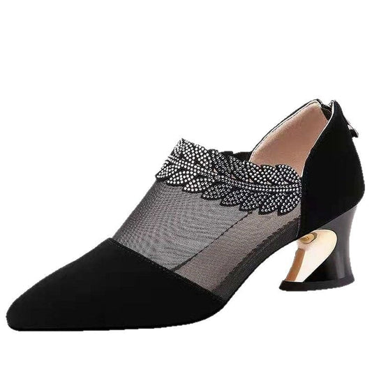 Tacones altos calados