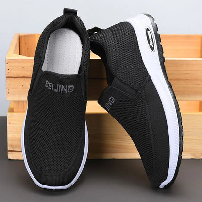 Zapatillas de tenis de suela gruesa antideslizantes de moda para hombre