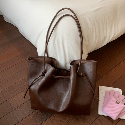 【Compra 1 y lleva 2】Bolso de hombro de gran capacidad, cuero de primera calidad