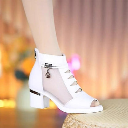 Botas nuevas de malla (tacón alto)