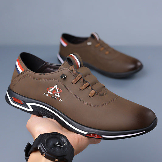 Zapatos casuales de cuero para hombre