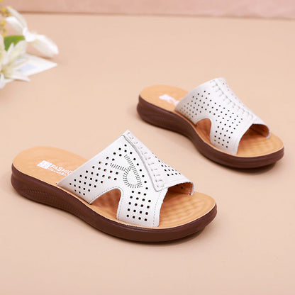 Pantuflas de cuero para mamá