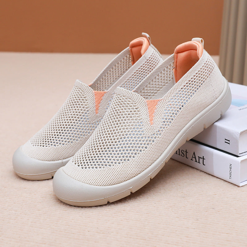 Mocasines casuales de malla