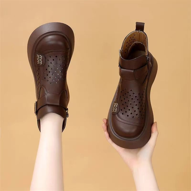 Botas de plataforma caladas estilo 2025