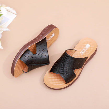 Pantuflas de cuero para mamá