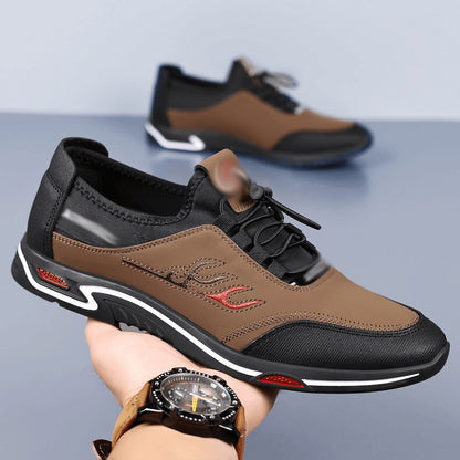 Zapatillas de cuero para hombre
