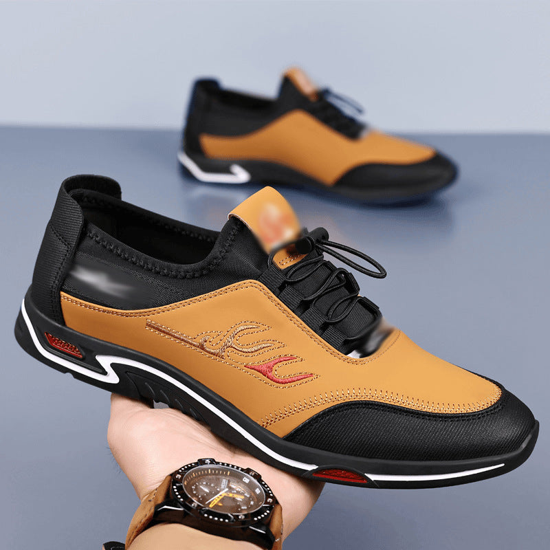 Zapatillas de cuero para hombre