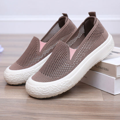 Mocasines casuales de malla