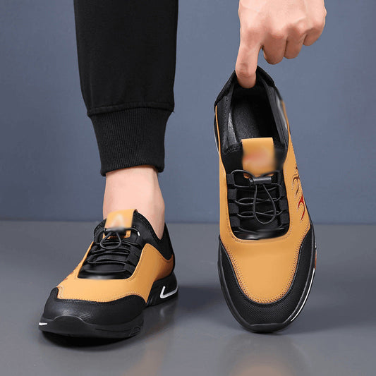 Zapatillas de cuero para hombre