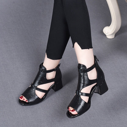 Sandalias romanas de fiesta (piel auténtica)