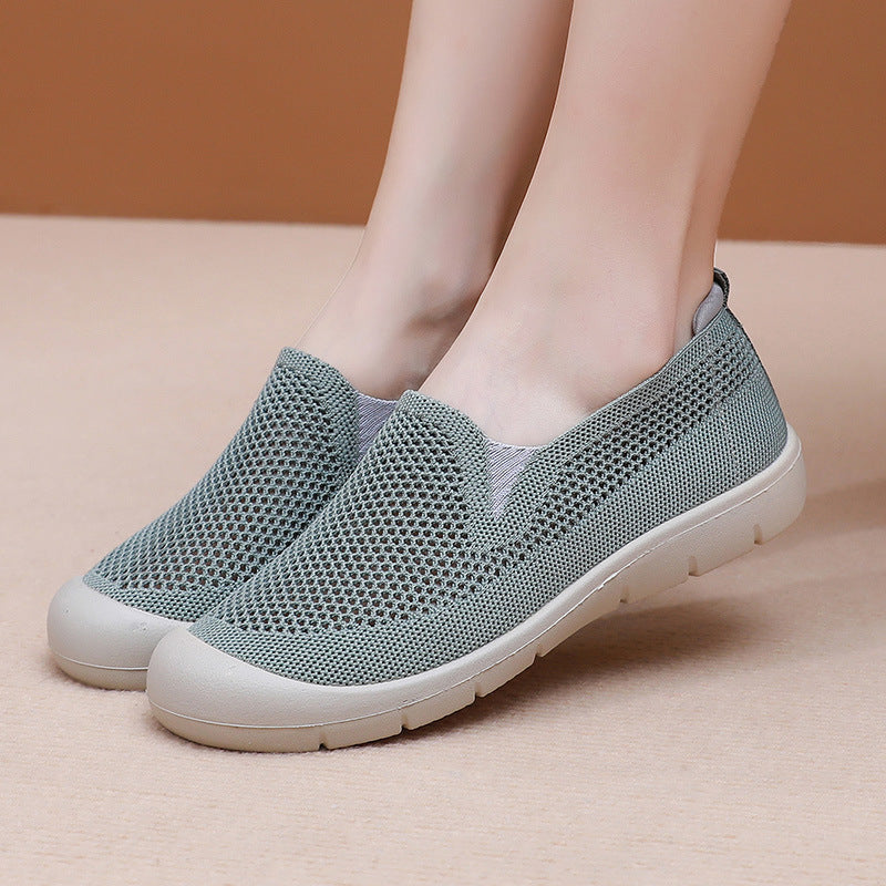 Mocasines casuales de malla