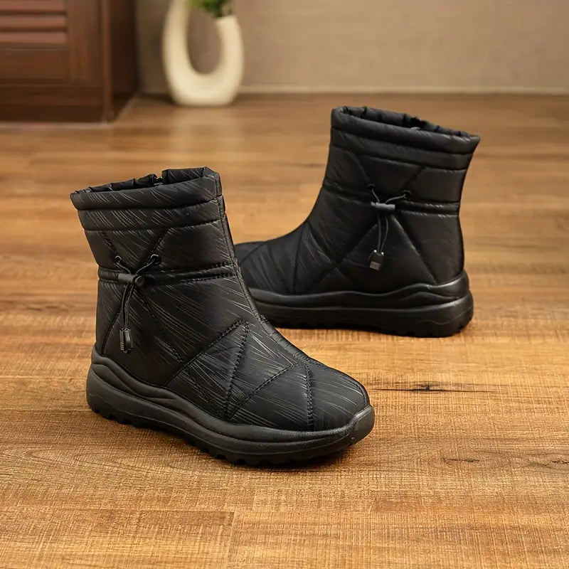 Nuevas botas de algodón polar de invierno.