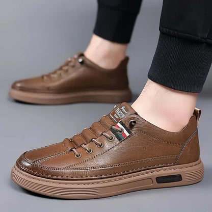 Zapatos de hombre transpirables de piel auténtica (súper suaves)