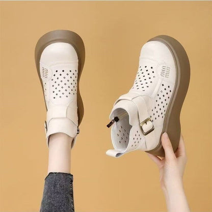 Botas de plataforma caladas estilo 2025
