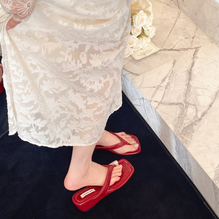 Sandalias estilo francés, flip-flops cómodos